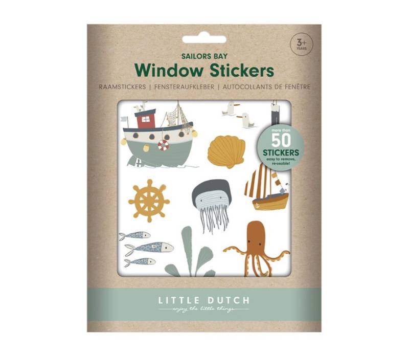 Little Dutch Window stickers Sailors Bay logu uzlīmes Little Dutch Window stickers Sailors Bay logu uzlīmes
