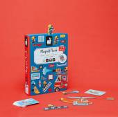 Janod Magnetic Book Firefighters magnētiskā grāmata - ugunsdzēsēji