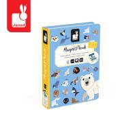 Janod Magnetic Book Polar animals magnētiskā grāmata - polārie dzīvnieki