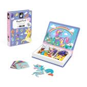 Janod Magnetic Book Unicorns magnētiskā grāmata - vienradži