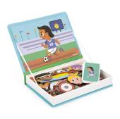 Janod Magnetic Book Sports magnētiskā grāmata - sporta veidi