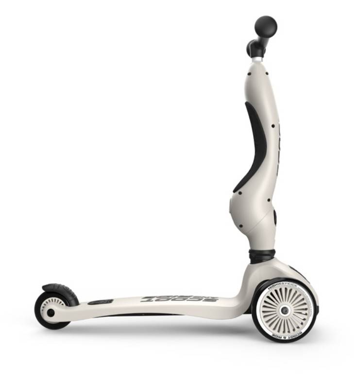 Scoot and Ride Highwaykick 1 ash skrejritenis pelēkbalts Scoot and Ride Highwaykick 1 ash skrejritenis pelēkbalts