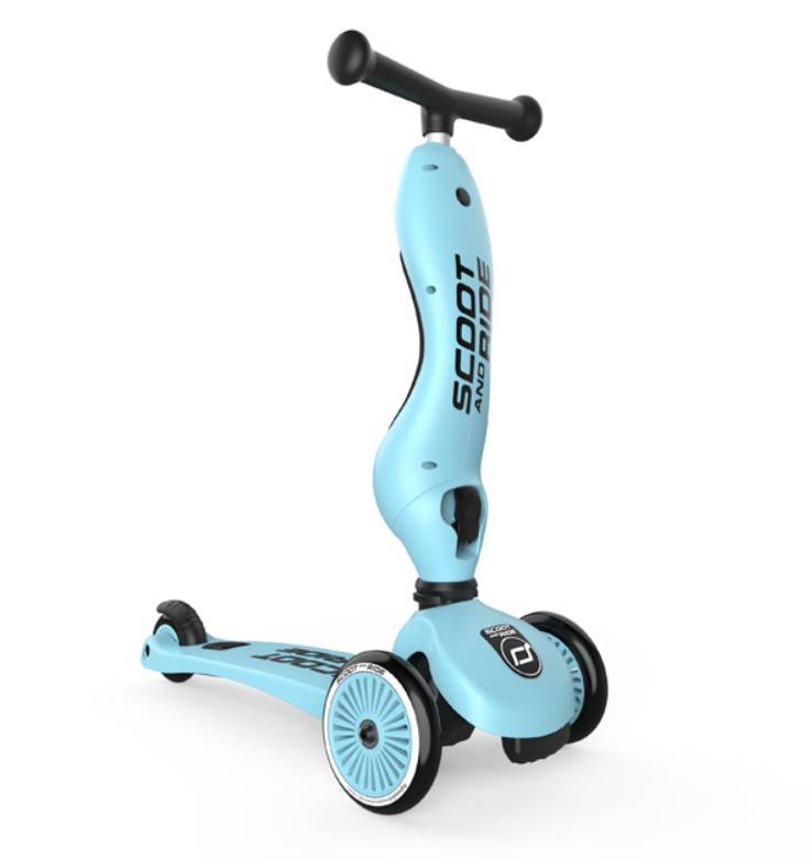 Scoot and Ride Highwaykick 1 blueberry skrejritenis gaiši zils Scoot and Ride Highwaykick 1 blueberry skrejritenis gaiši zils