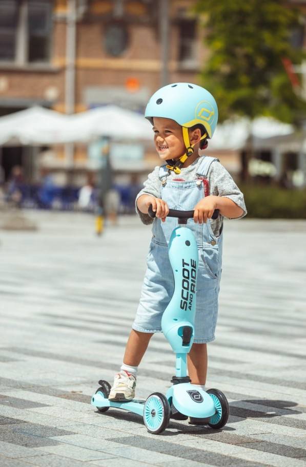 Scoot and Ride Highwaykick 1 blueberry skrejritenis gaiši zils Scoot and Ride Highwaykick 1 blueberry skrejritenis gaiši zils