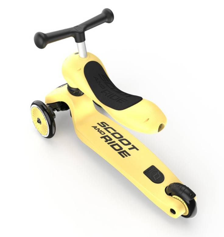 Scoot and Ride Highwaykick 1 lemon skrejritenis dzeltens Scoot and Ride Highwaykick 1 lemon skrejritenis dzeltens