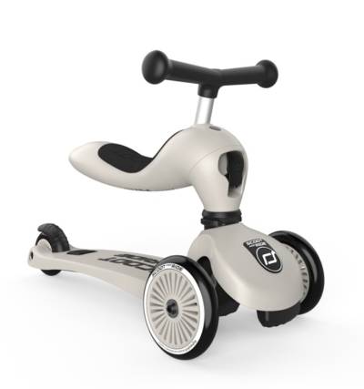 Scoot and Ride Highwaykick 1 ash skrejritenis pelēkbalts