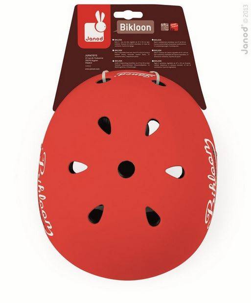 Janod regulējama bērnu ķivere 47-54 cm sarkana Janod regulējama bērnu ķivere 47-54 cm sarkana