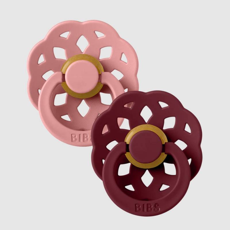 BIBS Boheme knupīši Dusty pink / Elderberry 0-6 mēn.