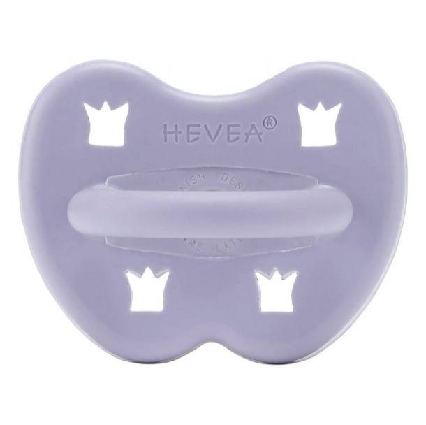 Hevea Pacifier - Dusty Violet dabīgā kaučuka knupītis violets 3-36 mēn. apaļš Hevea Pacifier - Dusty Violet dabīgā kaučuka knupītis violets 3-36 mēn. apaļš