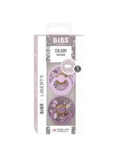 BIBS x Liberty Colour Round knupīši Chamomile Lawn Violet sky 0-6 mēn.