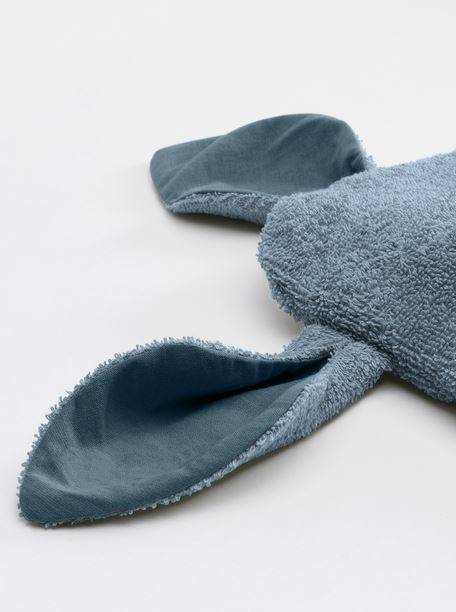 BIBS Kangaroo Hoodie Towel Baby – Petrol dvielis ar kapuci zils BIBS Kangaroo Hoodie Towel Baby – Petrol dvielis ar kapuci zils