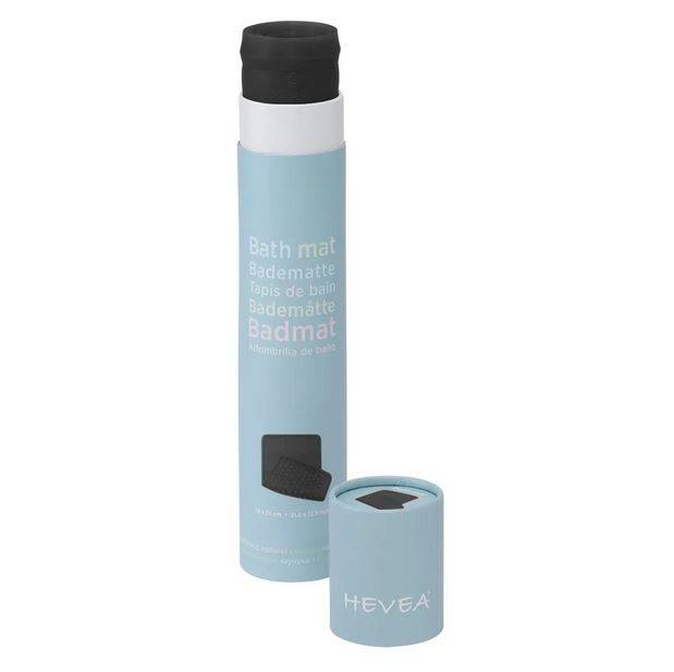 Hevea dabīgā kaučuka vannas paklājiņš Bath mat 55x32cm melns Hevea dabīgā kaučuka vannas paklājiņš Bath mat 55x32cm melns