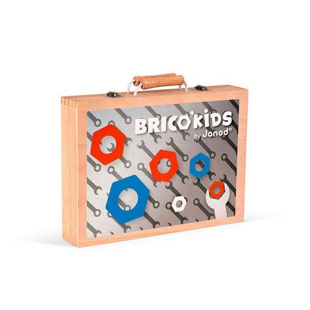 Janod A suitcase with tools from Brico `Kids čemodāns ar instrumentiem