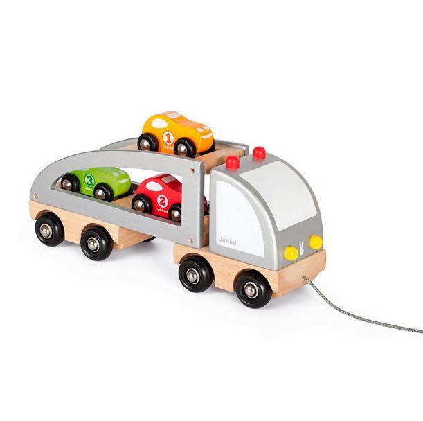 Janod Wooden tow truck koka evakuators Janod Wooden tow truck koka evakuators