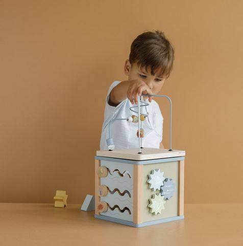 Little Dutch Activity Cube Ocean aktivitātes kubs Little Dutch Activity Cube Ocean aktivitātes kubs