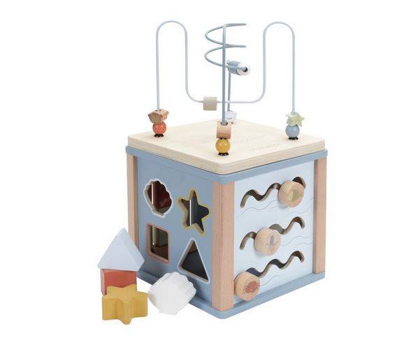 Little Dutch Activity Cube Ocean aktivitātes kubs Little Dutch Activity Cube Ocean aktivitātes kubs