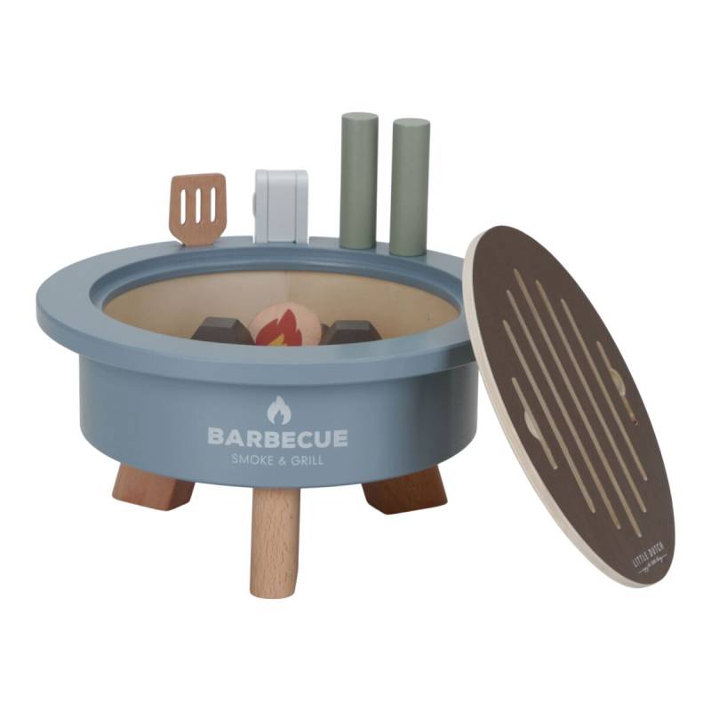 Little Dutch Barbecue Toy Set koka rotaļlieta bārbekjū komplekts Little Dutch Barbecue Toy Set koka rotaļlieta bārbekjū komplekts