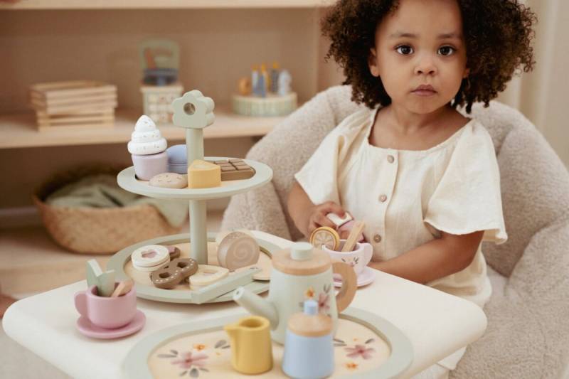 Little Dutch Cake Stand Set FSC koka kūku statīvs