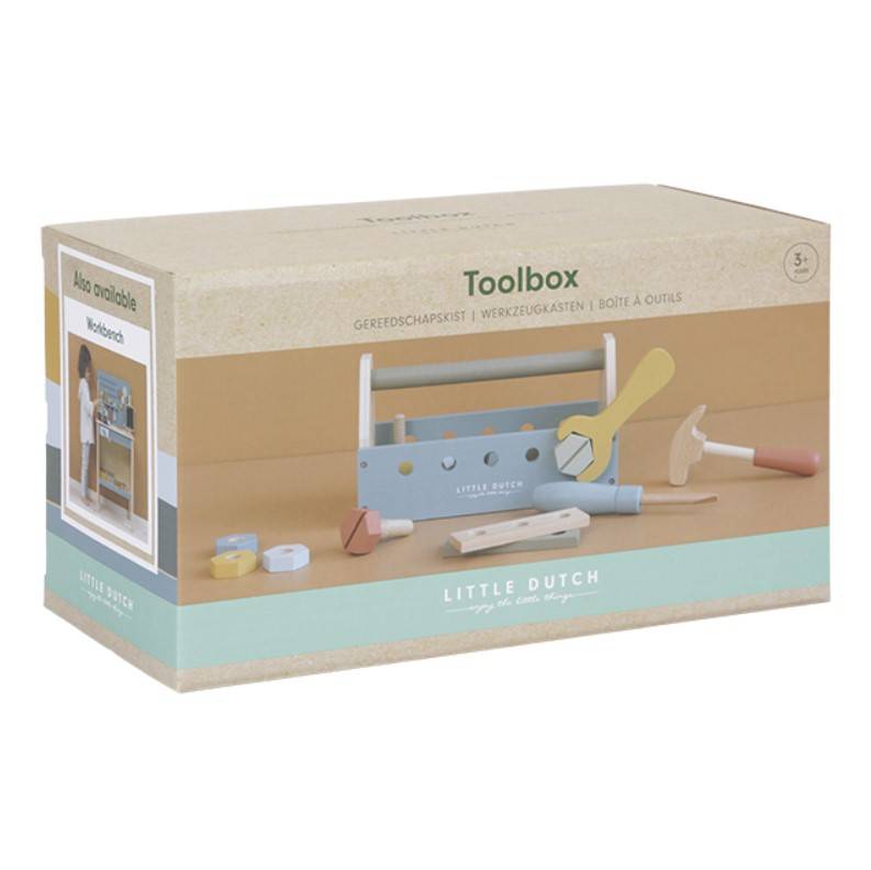 Little Dutch Children’s toolbox FSC koka instrumentu kaste Little Dutch Children’s toolbox FSC koka instrumentu kaste