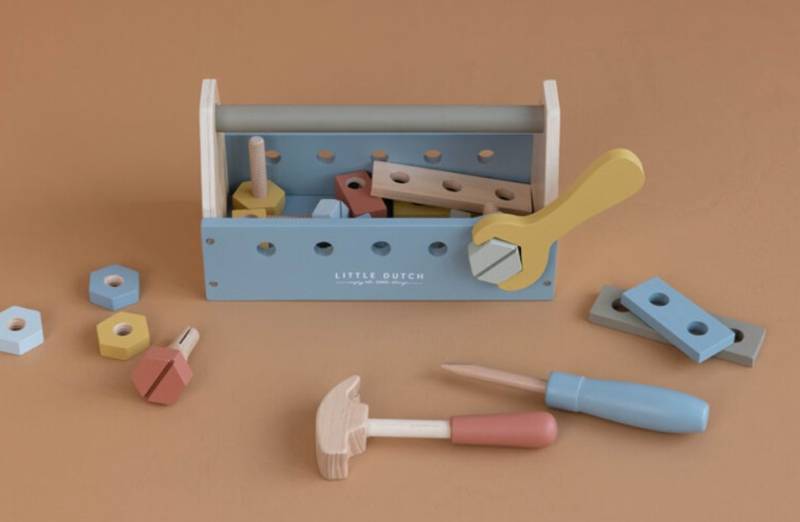 Little Dutch Children’s toolbox FSC koka instrumentu kaste Little Dutch Children’s toolbox FSC koka instrumentu kaste
