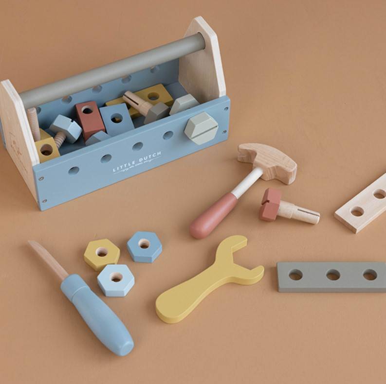Little Dutch Children’s toolbox FSC koka instrumentu kaste Little Dutch Children’s toolbox FSC koka instrumentu kaste