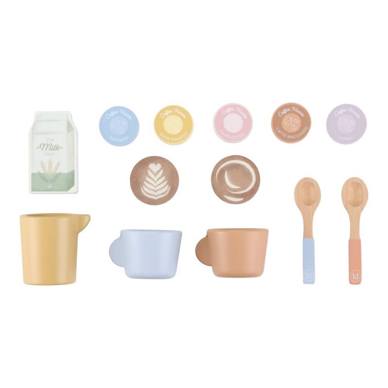 Little Dutch Coffee Machine Set FSC koka kafijas aparāts Little Dutch Coffee Machine Set FSC koka kafijas aparāts