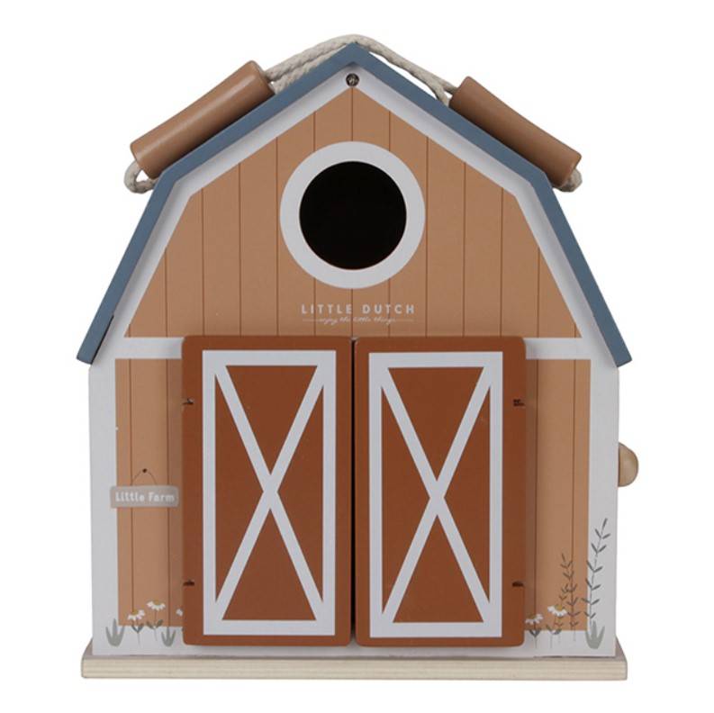 Little Dutch dolls house Little Farm atverama pārnēsajamā māja - šķūnis