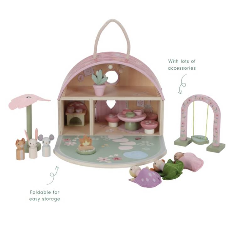 Little Dutch Fairy House Fairy Garden koka mājiņa pasaku fejām Little Dutch Fairy House Fairy Garden koka mājiņa pasaku fejām