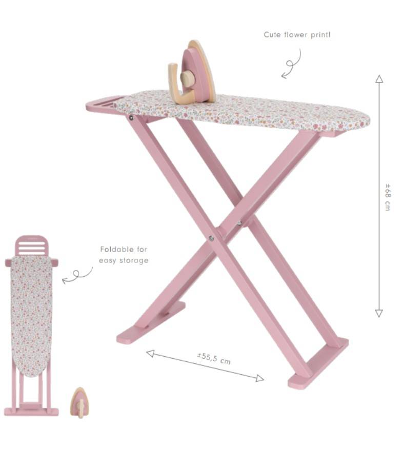 Little Dutch Ironing Board FSC koka gludināmais dēlis Little Dutch Ironing Board FSC koka gludināmais dēlis