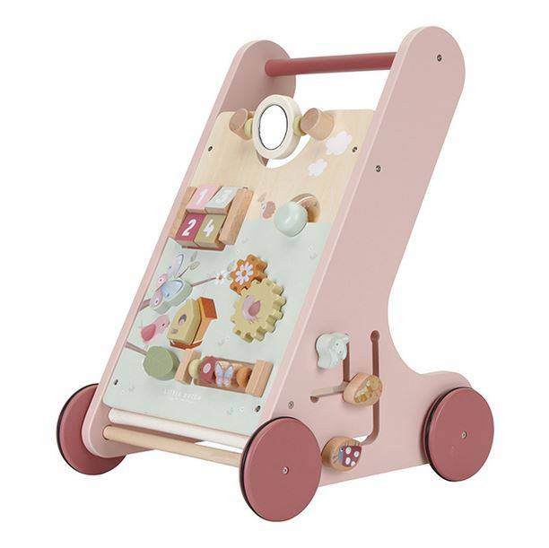 Little Dutch Multi-activity Baby Walker ´Flowers & Butterflies´ koka aktivitāšu staigulītis Little Dutch Multi-activity Baby Walker ´Flowers & Butterflies´ koka aktivitāšu staigulītis