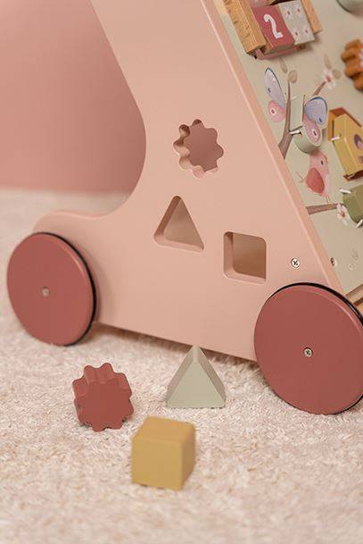 Little Dutch Multi-activity Baby Walker ´Flowers & Butterflies´ koka aktivitāšu staigulītis Little Dutch Multi-activity Baby Walker ´Flowers & Butterflies´ koka aktivitāšu staigulītis