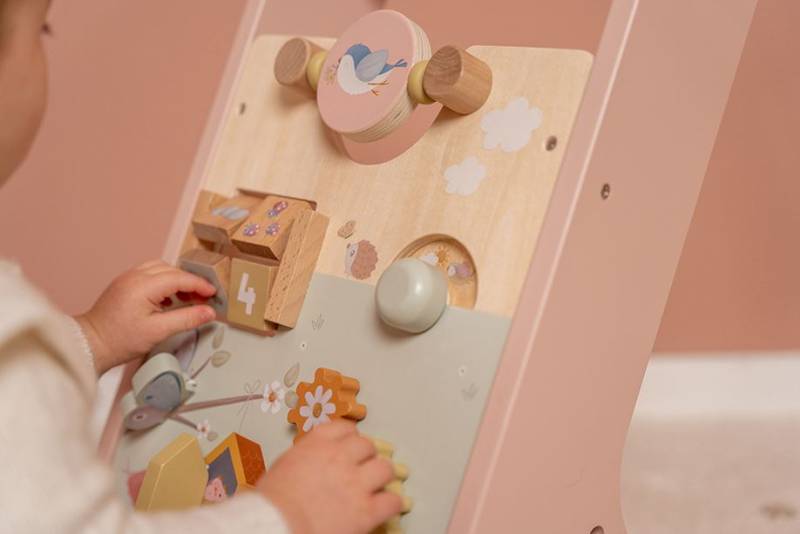 Little Dutch Multi-activity Baby Walker ´Flowers & Butterflies´ koka aktivitāšu staigulītis Little Dutch Multi-activity Baby Walker ´Flowers & Butterflies´ koka aktivitāšu staigulītis