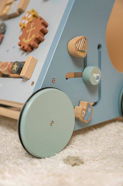 Little Dutch Multi-activity Baby Walker ´Sailors Bay´ koka aktivitāšu staigulītis