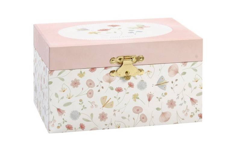 Little Dutch Musical Jewellery Box Flowers & Butterflies muzikāla kastīte rotaslietām