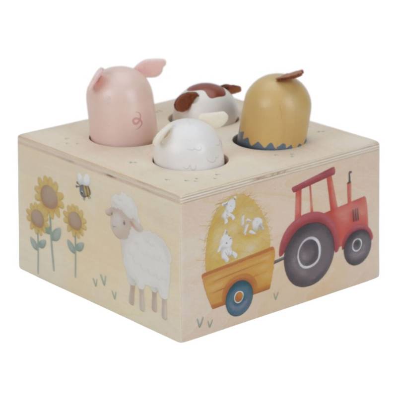 Little Dutch Pop-up toy Little Farm FSC interaktīvā rotaļlieta Little Dutch Pop-up toy Little Farm FSC interaktīvā rotaļlieta