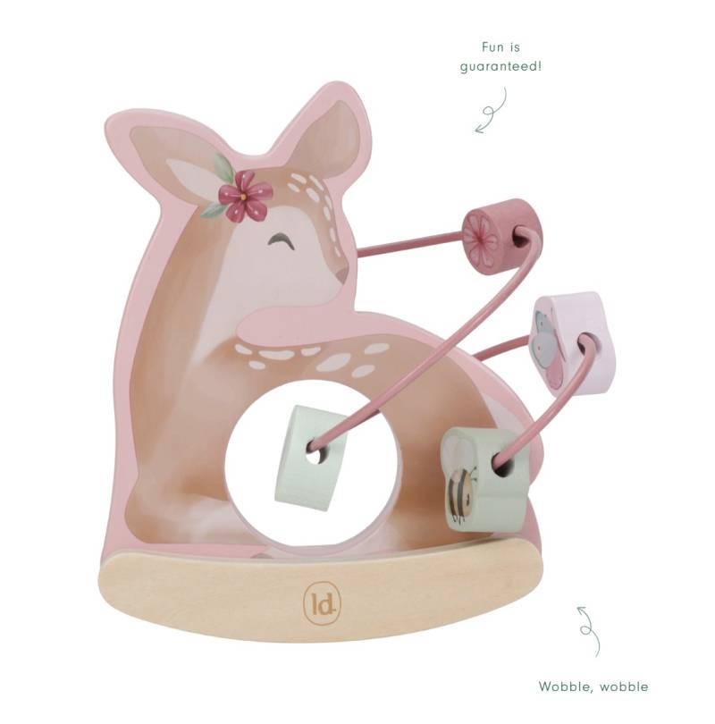 Little Dutch Rocking Deer Fairy Garden koka rotaļlieta