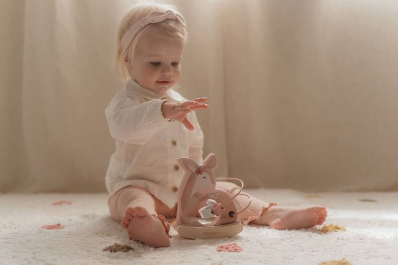 Little Dutch Rocking Deer Fairy Garden koka rotaļlieta