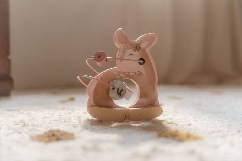 Little Dutch Rocking Deer Fairy Garden koka rotaļlieta