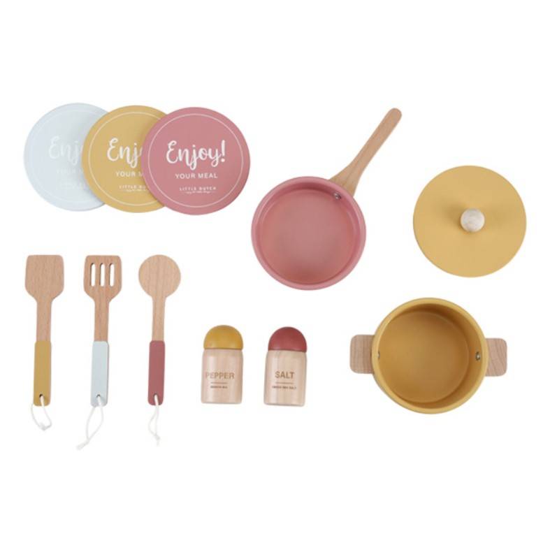 Little Dutch Toy Kitchen Mint FSC lielā koka virtuve