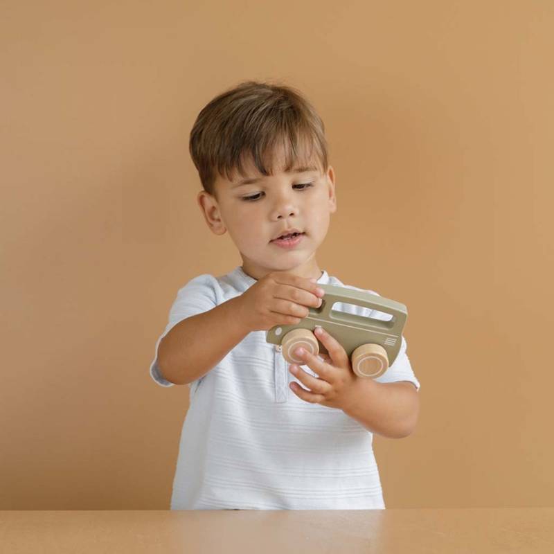 Little Dutch toy van olive koka automašīna olīvu zaļa Little Dutch toy van olive koka automašīna olīvu zaļa