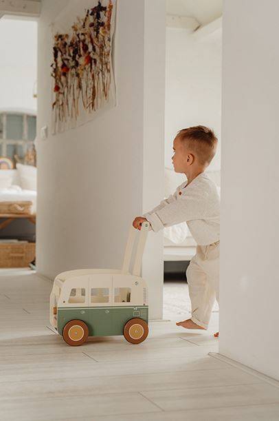 Little Dutch Walker Wagon ´Retro bus´ FSC koka stumjamais vagons Little Dutch Walker Wagon ´Retro bus´ FSC koka stumjamais vagons