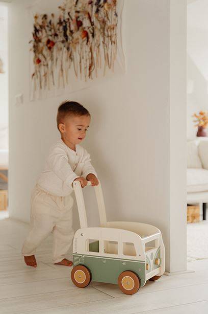 Little Dutch Walker Wagon ´Retro bus´ FSC koka stumjamais vagons Little Dutch Walker Wagon ´Retro bus´ FSC koka stumjamais vagons