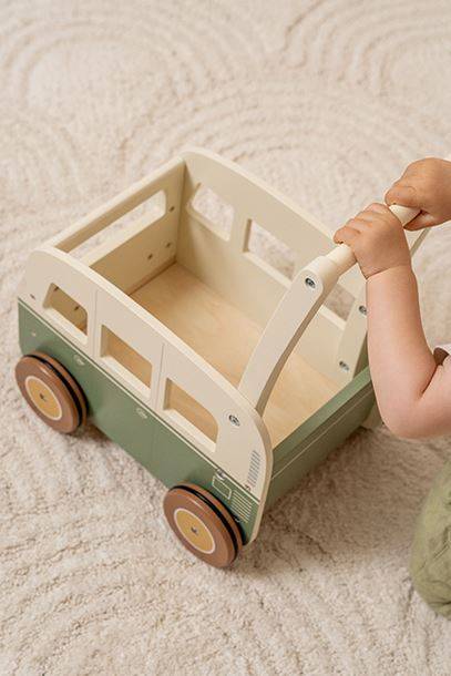 Little Dutch Walker Wagon ´Retro bus´ FSC koka stumjamais vagons Little Dutch Walker Wagon ´Retro bus´ FSC koka stumjamais vagons