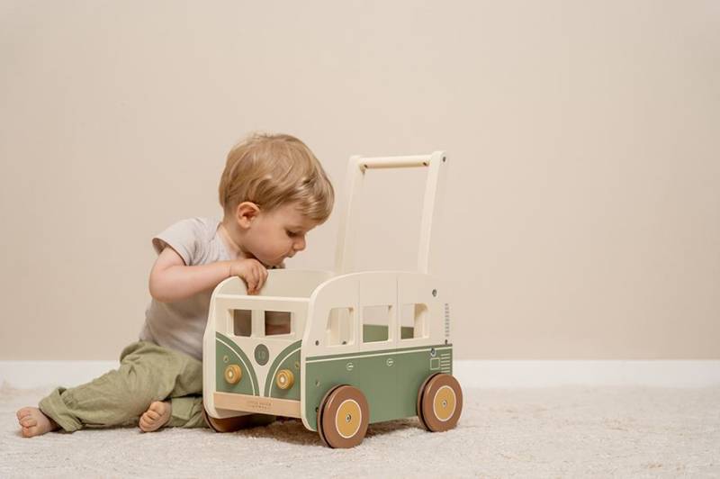 Little Dutch Walker Wagon ´Retro bus´ FSC koka stumjamais vagons Little Dutch Walker Wagon ´Retro bus´ FSC koka stumjamais vagons