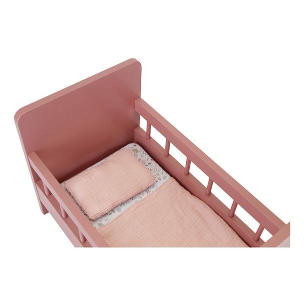 Little Dutch Wooden doll bed with textile FSC koka leļļu gulta Little Dutch Wooden doll bed with textile FSC koka leļļu gulta