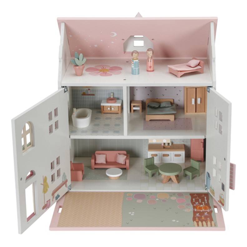 Little Dutch wooden dollhouse FSC lielā koka leļļu māja Little Dutch wooden dollhouse FSC lielā koka leļļu māja