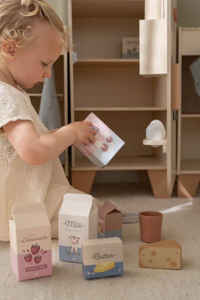 Little Dutch Wooden Fridge FSC koka ledusskapis