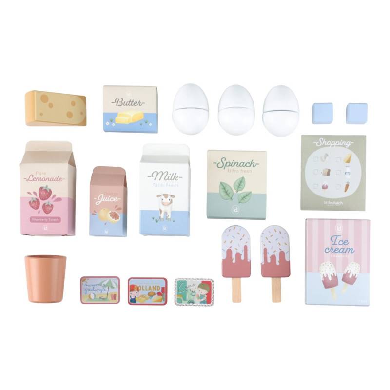 Little Dutch Wooden Fridge FSC koka ledusskapis