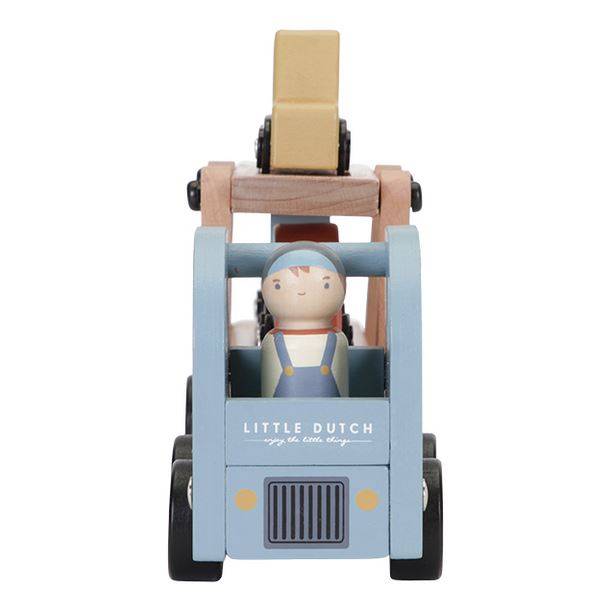 Little Dutch Wooden transport truck FSC kravas auto ar piekabi