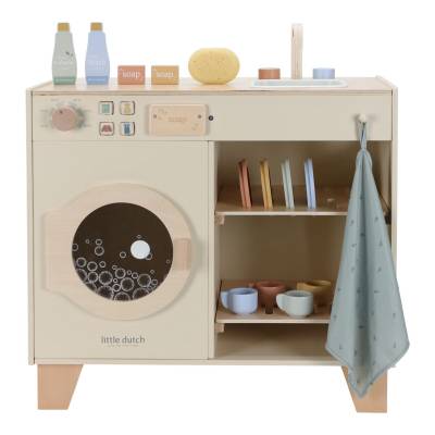 Little Dutch Wooden Washing Machine FSC (Limited Edition) koka veļas mašīna